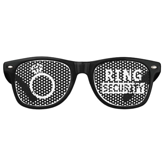 リングセキュリティ リングベアラー ギフト レトロサングラス (正面)