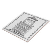 リングタワーパーソナライズされたセラミックタイル タイル (側面)