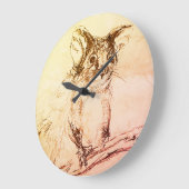 リングテール後置時計 ラージ壁時計 (傾斜)