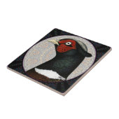 リングネックキジの円 タイル (側面)