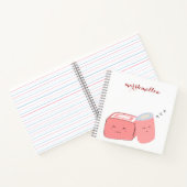 リングノート |かわいいマシュマロ (内部)