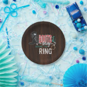 リングプレートの前にブーツと輝き ペーパープレート (パーティー)