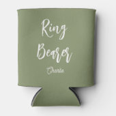 リングベアのサージグリーンウェディング 缶クーラー (正面)