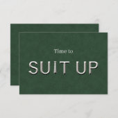 リングベアの結婚式でのプロポーズカード サンキューカード (正面/裏面)