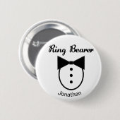 リングベアラボタン 缶バッジ (正面&裏面)