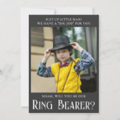 リングベアラーになってくれますか？ フォトカード 招待状 (正面)