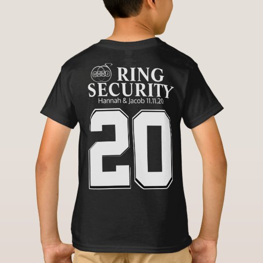 リングベアラーセキュリティTシャツ Tシャツ (裏面)