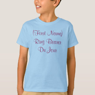 リングベアラー・デュジュール ウェディングパーティー Tシャツ