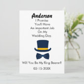 リングベアーになりますか クラシックスタイルⅠ 招待状 (スタンド正面)