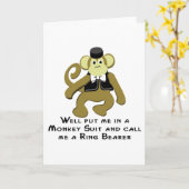 リングベラー/サル カード (黄色い花)