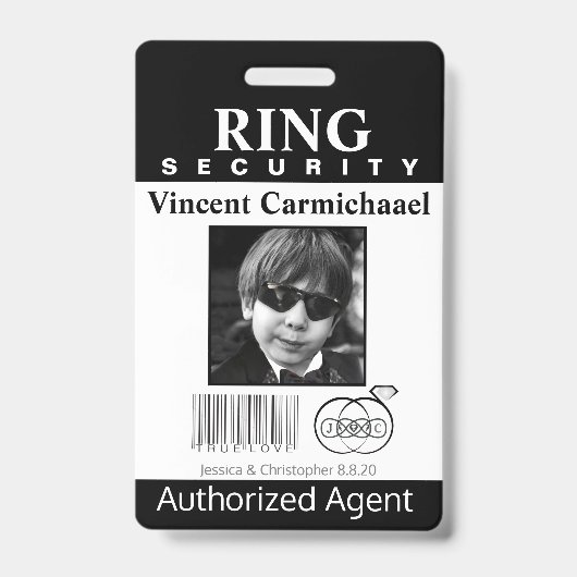 リングボーイ用セキュリティバッジ バッジ (表面)