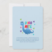 リングボーイ ページボーイ 感謝恐竜 サンキューカード (裏面)