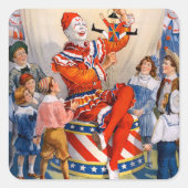 リングリングブロスとバーナム&ベイリーサーカスストーン スクエアシール (正面)