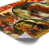 リングリングブロスサーカスのポスターヴィンテージ ポスター (角)