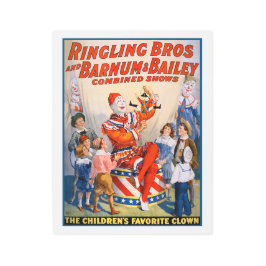 リングリングブロス&バーナム&ベイリーサーカス メタルプリント