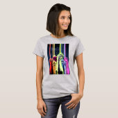 リング付きの手 – カラー Tシャツ (正面フル)