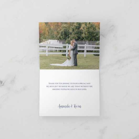 リング付き折りたたみ絵フックの感謝 サンキューカード (内部)