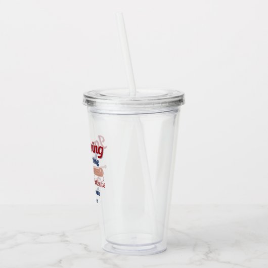 リング前の最後のスイング野球バチェロレッテ アクリルタンブラー (左)