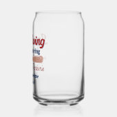 リング前の最後のスイング 野球 ブライズパーティー ガラス缶 (左)