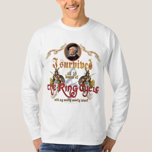 リング周期の生存者 Tシャツ (正面)