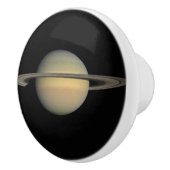 リング太陽の付き土星惑星山羊座 セラミックノブ (右)