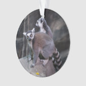 リング後につかれたlemur オーナメント (正面)
