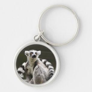 リング後につかれたLemur キーホルダー