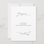 リング結婚結婚式招待状 招待状 (裏面)