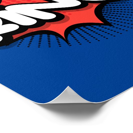 リング!アー鮮やかポップ・アートのト効果音 ポスター (角)