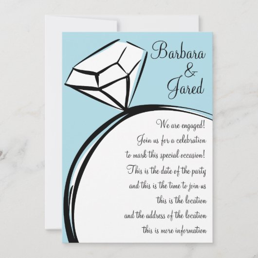 リング シング 招待状 (正面)