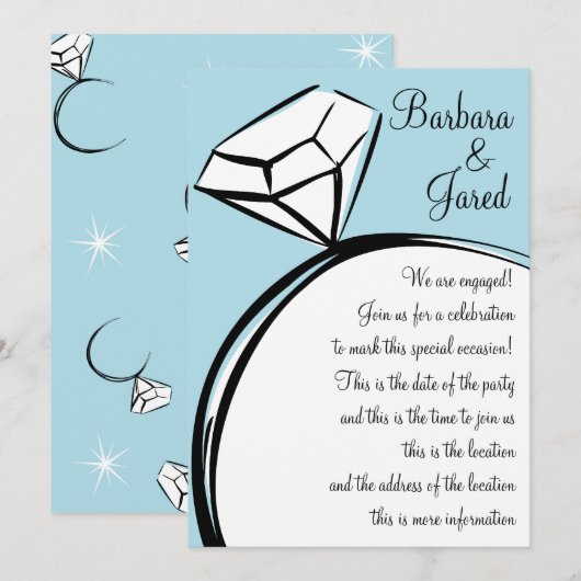 リング シング 招待状 (正面/裏面)