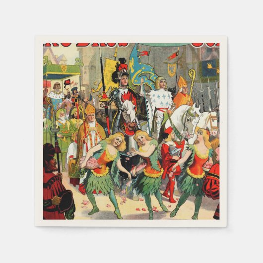 リング・ブラザーズ：ジョアン・オブ・アーク スタンダードカクテルナプキン (正面)