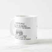 リンケージのような人もいる コーヒーマグカップ (正面左)