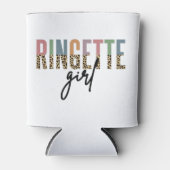 リンゲットガールチータプリント |リンゲットプレーヤー 缶クーラー (正面)