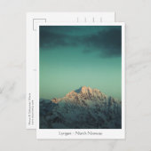 リンゲンマウンテンズノルウェー ポストカード (正面/裏面)