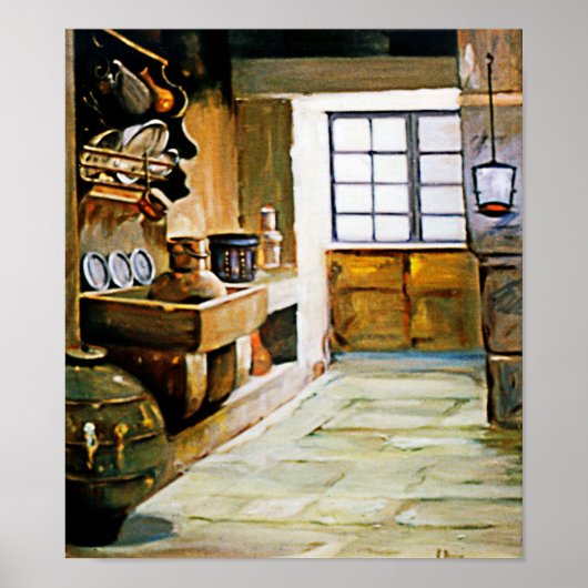 リンコンガレゴ（アプンテ）/ガリシア語（スケッチ） ポスター (正面)