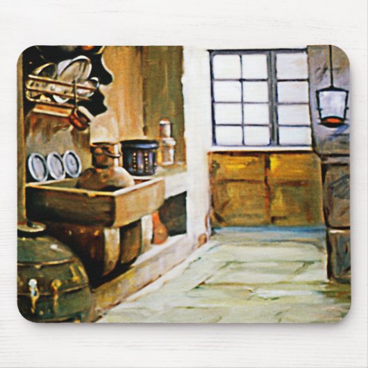 リンコンガレゴ（アプンテ）/ガリシア語（スケッチ） マウスパッド (正面)