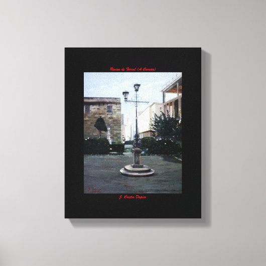 リンコンデフェロル（アコルーニャ） キャンバスプリント (正面)