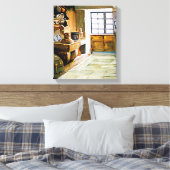 リンコン·ガレゴ（アプンテ）/ガリシアン·ヌック（スケッチ） キャンバスプリント (インサイチュ (寝室))