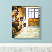 リンコン·ガレゴ（アプンテ）/ガリシアン·ヌック（スケッチ） キャンバスプリント (インサイチュ (ウッドフロア))