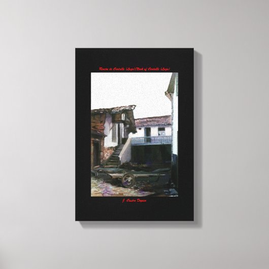 リンコン·デ·センチュレ（ルゴ）/センチュレのヌック（ルゴ） キャンバスプリント (正面)