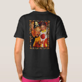 リンゴすくい競争の危険性 Tシャツ (裏面)