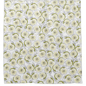 リンゴでカーテンをシャワー。 シャワーカーテン (正面)