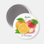 リンゴとオレンジ マグネット (正面/裏面)