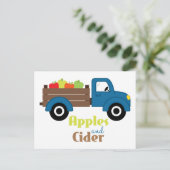 リンゴとサイダー ポストカード (スタンド正面)