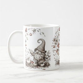 リンゴとサンタコーヒーティーマグカップ白セラミック コーヒーマグカップ