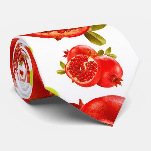 リンゴとザクロ ネクタイ (ロール)