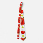 リンゴとザクロ ネクタイ (裏面)