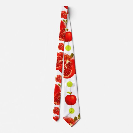 リンゴとザクロ ネクタイ (裏面)