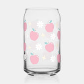 リンゴとデイジー ガラス缶 (正面)